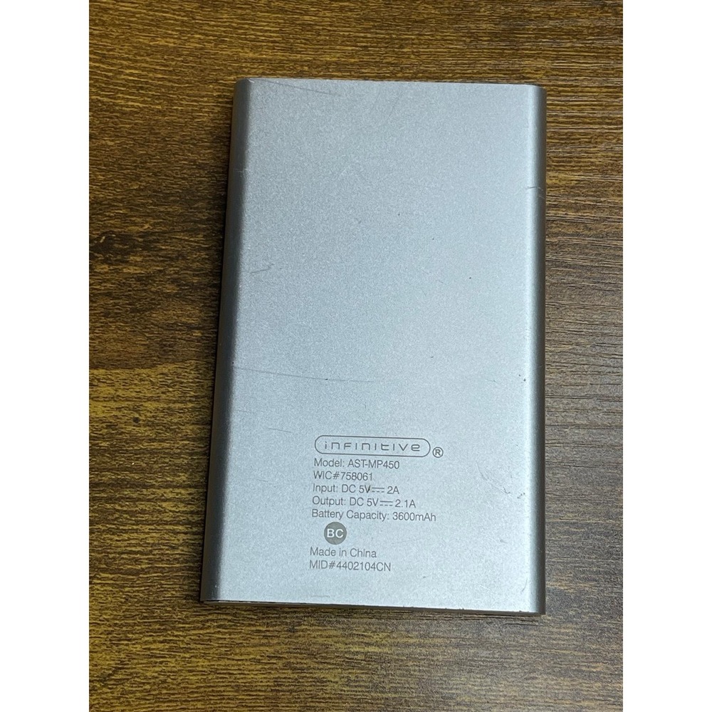 Infinitive 3600mAh Power Bank Model AST-MP450 - Picture 3 of 4